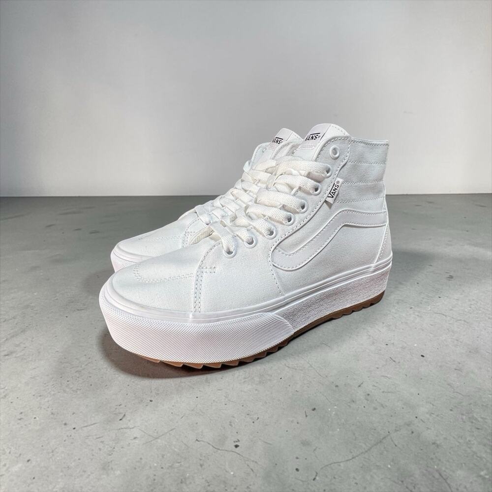 Vans Filmore Hi Tapered Platform ST sneakers in True White EU 40 US Women 9